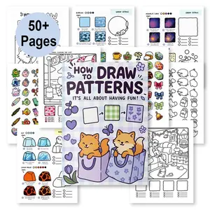 Pattern Design All-in-One Notebook - Artistic Guide & Multi-Use Drawing Composition Notebook for Creative Development Watercolor Workbook
