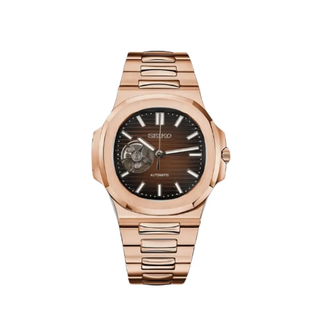 SeikoNautilus Rose Gold Open Heart SeikoNautilus Rose Gold Open Heart