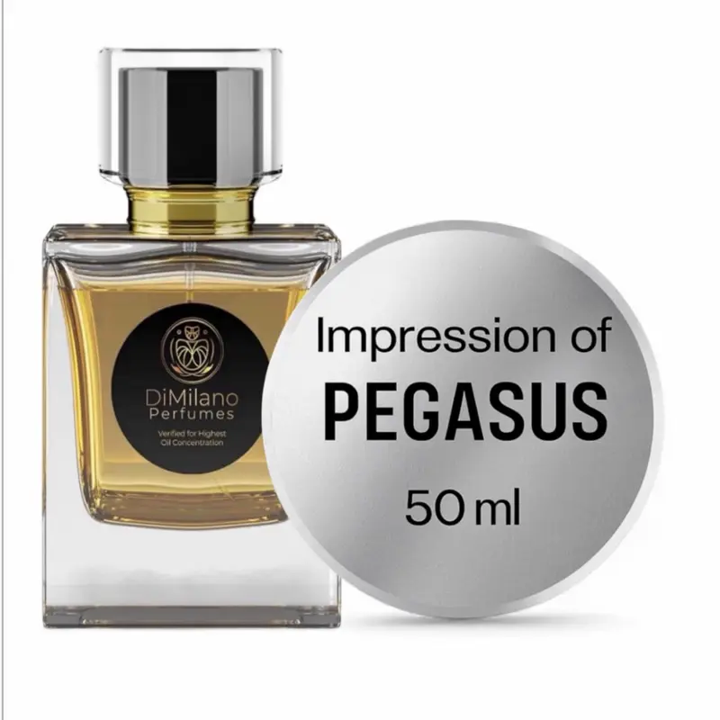 DiMilano Perfumes KAFHYAS Pegasus Royale, Creamy Almond-Vanilla & Jasmine Extrait de Parfum with Longevity | Unisex Fragrance for Evening Wear, 50 ml