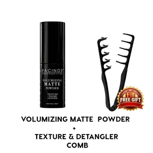 Volumizing Matte Powder with Texture Comb