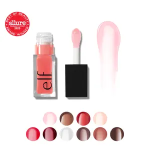 e.l.f. Glow Reviver Lip Oil, Nourishing Lip Oil High-Gloss Finish 0.25 oz (7.6 mL)