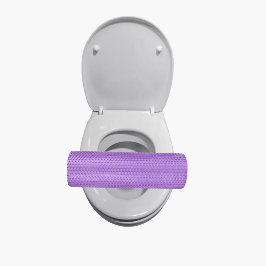 Bombshell BBL Toilet Seat Riser & Lifter - Long BBL Pillow for Toilet - Post-Surgery Brazilian Butt Lift Recovery Commode Cushion