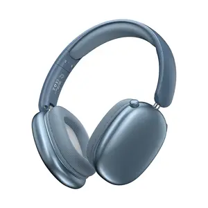 Wireless Bluetooth Headphones — Over-Ear, Deep Bass, Foldable, Built-in Microphone; Compatible with iOS/PC/Android Devices, Comfortable Fit, Ideal Travel Companion, Perfect Gift for Men and Women, Blue