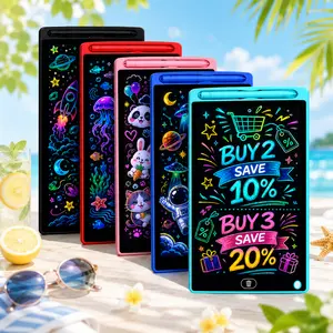 10pcs 8.5in Reusable Electronic LCD Writing Graphics Tablets - Toddler Tablets, Educational Learning Devices for Kindergarten Boys, Interactive Drawing Pads for School & Home Use, Graphics Tablet