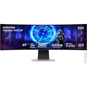 Samsung 49 Inch Odyssey OLED G9 G95SD DQHD | 240Hz | G-Sync Compatible | Smart | Gaming Monitor