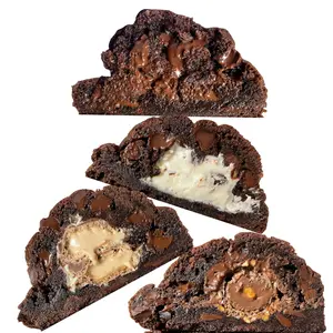 Boujee Munchies Assorted Double Chocolate Cookie Box | Gourmet Chocolate Cookie Bundle