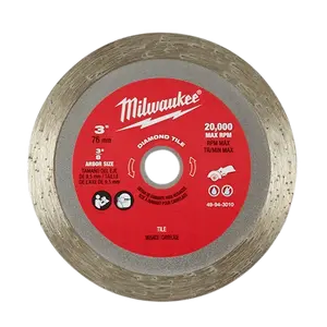 Milwaukee 49-94-3010 3" Diamond Tile Blade
