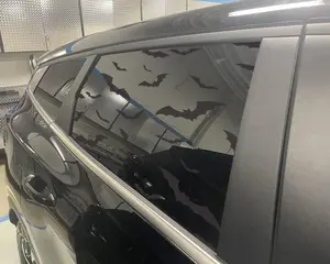 Bat Full Window Decal - Large Gothic Bat Skeleton Car Sticker for Unique Vehicle Decor