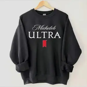 Michelooob Ultraaa Sweatshirt Classic Michelob Ultra Logo, Full Size, Full Color