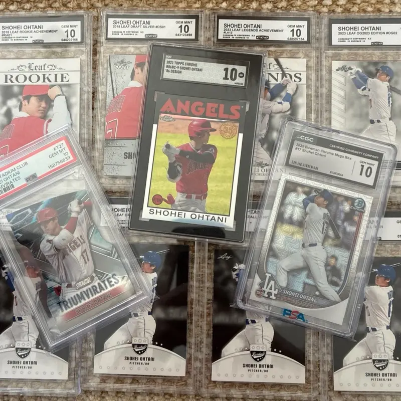 Shohei Ohtani PSA 10 slab Chase. receive one of manny ohtani gem mint 10 slabs