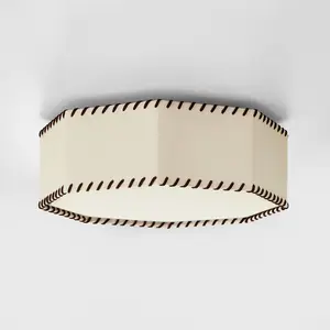 Whipstitch Flush Mount - Threshold designed with Studio McGee