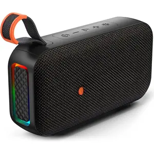 Speaker Stereo 20W Loud Sound: 30H Playtime, IPX5 Water Resistant, Portable  Speakers,  Bass, Lightshow, Birthday Gifts for Men/Adults/Teens, Beach Vacation Essentials, Black