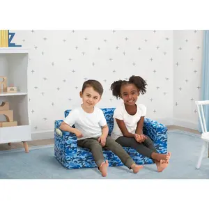 Cozee Flip-Out Sofa - 2-in-1 Convertible Sofa to Lounger for Kids