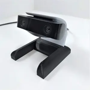 3D Cabin PS5 HD Camera Desk Stand Holder Mount Bracket for PlayStation 5 Black Fully Adjustable Angle & Extended Legs Solid Placement