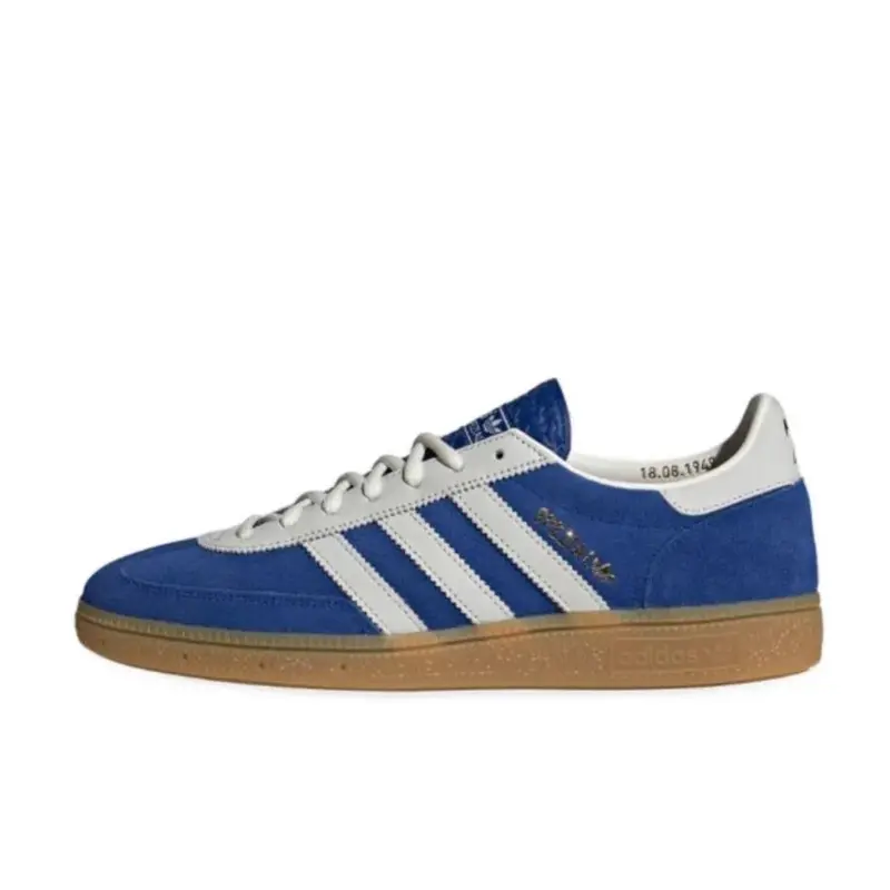 Adidas Men's Handball Spezial Sneaker, 75th Anniversary Premium Suede Trainer for Casual Fashion in Collegiate Royal, Sports Shoes, Classics, Mensfashion, Casual Wear, Removable Insole, Footwear, Athletic, Classic Detailing, True Size Fit, Relaxed, Built