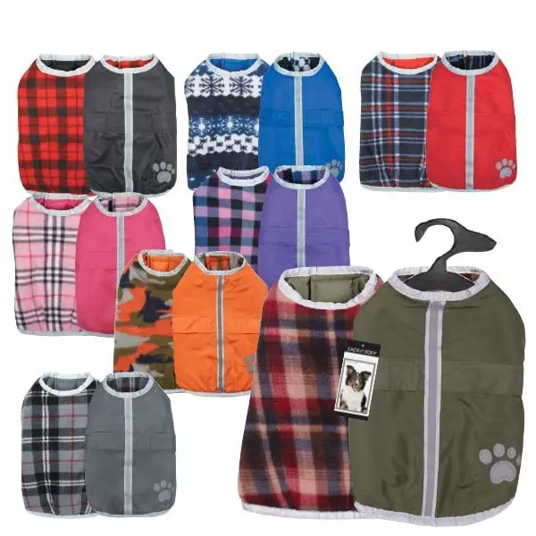 212 MAIN Zack & Zoey UM210 Noreaster Plaid Checked Sleeveless Blanket Coat - Ultra Violet Color, Large Size, Work Safety Jacket, 20.79