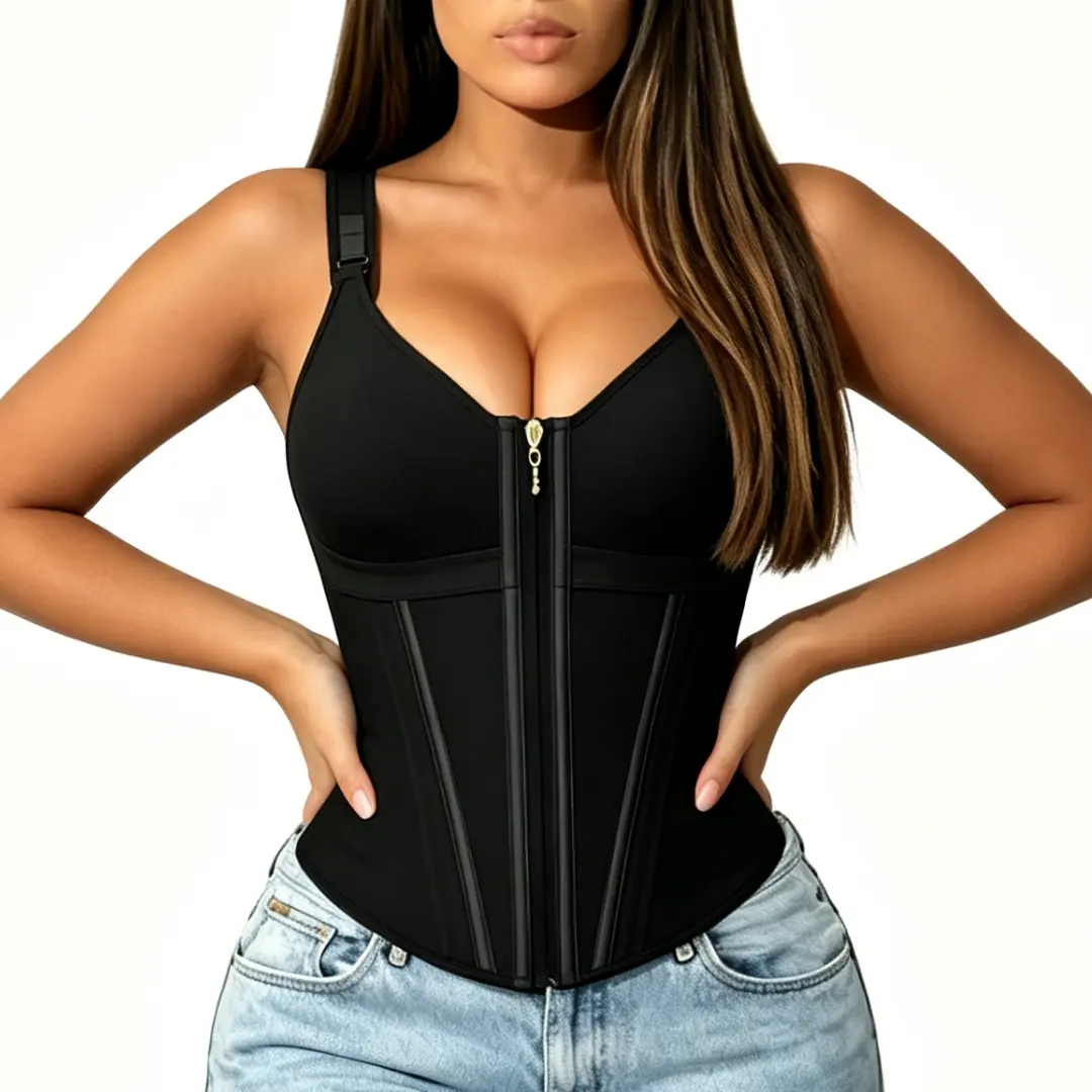 Waist Shapewear Corset For Women Faja Waist Trainer Vest Women's Everyday Bodysuit, Tummy Control Postpartum Shapewear for Gym Workouts Body Sculpting Compression Minimalist