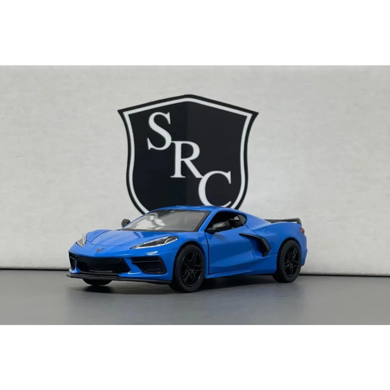 Chevrolet Corvette C8 - Blue - Kinsmart 1:36 Diecast