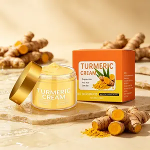 Turmeric Face Cream 50g – Mild Formula for Brighter-Looking Skin, Daily Moisturizer for Gentle Skincare