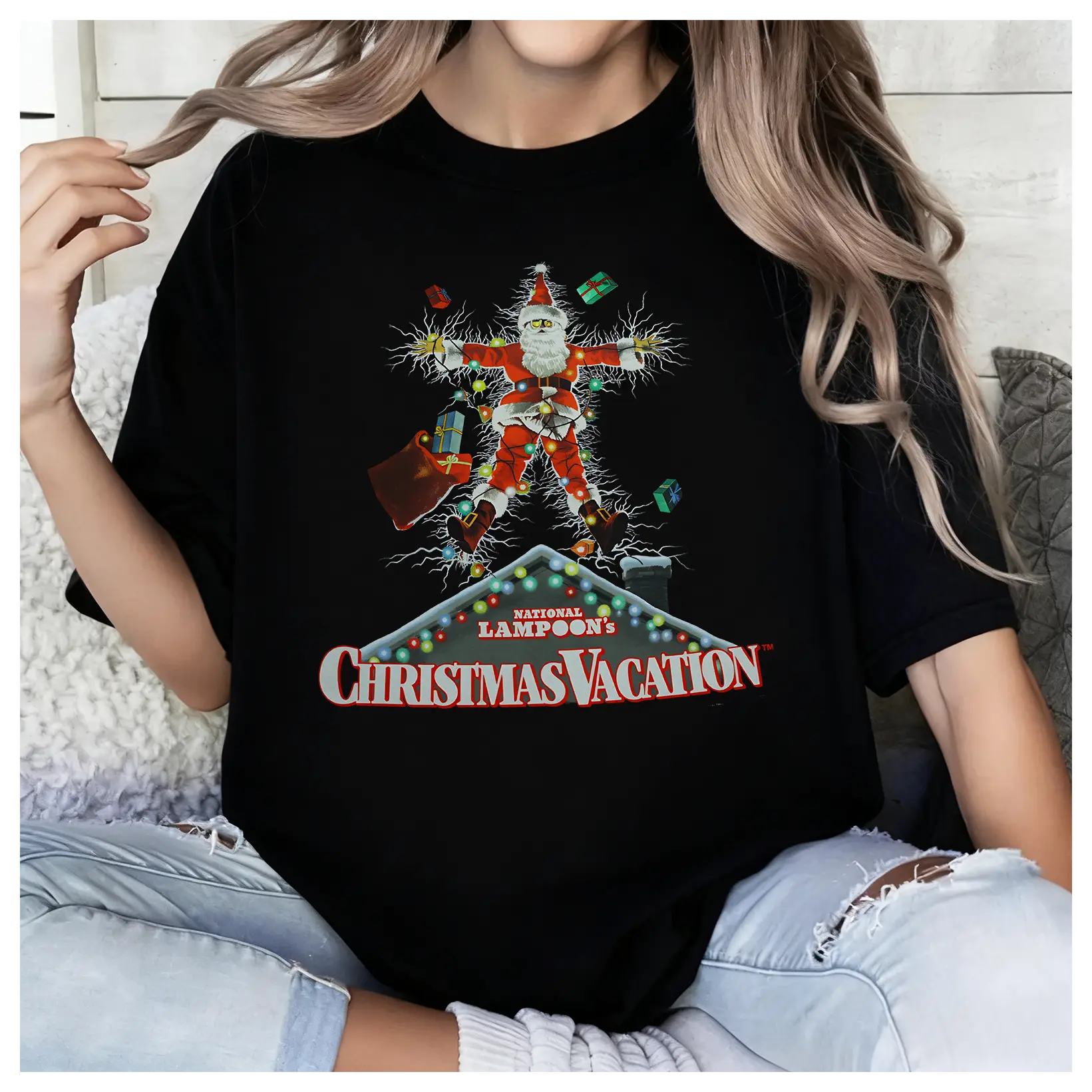 Delivered after Christmas-Unisex National Lampoon's Christmas Vacation T-Shirt, Funny Classic Movie Character Tee, Xmas Fan Gift