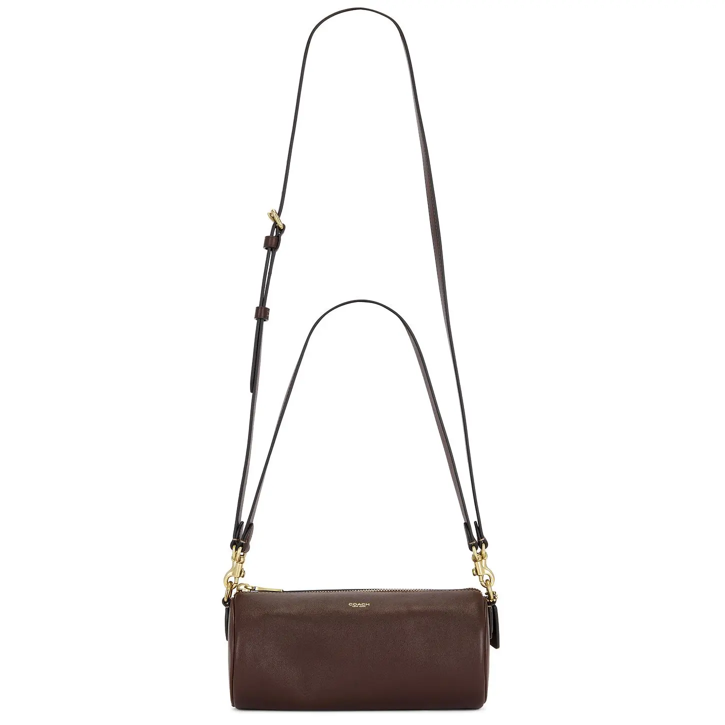 Coach Natural Grain Leather Barrel Bag in Maple