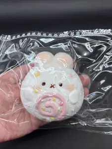 Large cute frozen butter bunny bun taba squishy