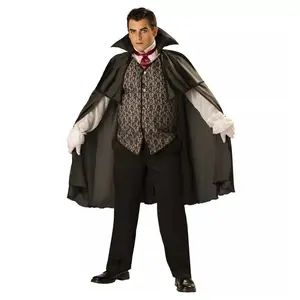Midnight Vampire Cape & Vest Designer Costume Adult