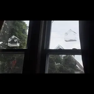 Bird Feeder, Transparent Window Hanging Bird Feeder House, Suction Cups Mounted Outdoor Hanging Feeders, Floating Bird House, Pet Supplies, Front Porch Decor