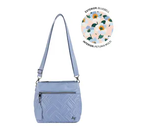 Lug Square Double Entry Crossbody -Double Dip