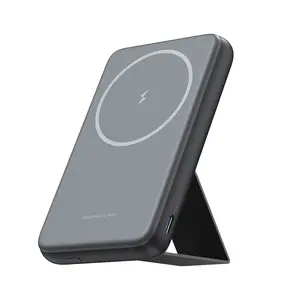 INIU Magnetic Battery Pack Compatible with MagSafe, Slim 6000mAh 20W Portable Charger with Stand, USB C in&Out Wireless Power Bank, Only for iPhone 15/15 Plus/15 Pro/15 Pro Max, iPhone 14/13/12 Series Charging Device magnetic power