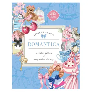 Sticker Studio Romantica Hardcover – Coquettish Whimsy Sticker Gallery Book