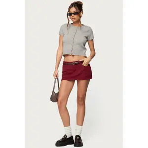 Camelia Denim Mini Skort