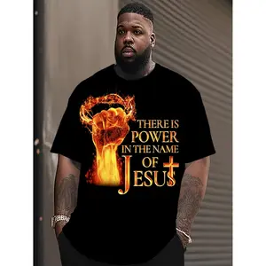 [100% Cotton] [100% Cotton] [Power T-Shirt] Extra Large Men'S Power In The Name Of Jesus' T-Shirt T-Shirt For Men And Women