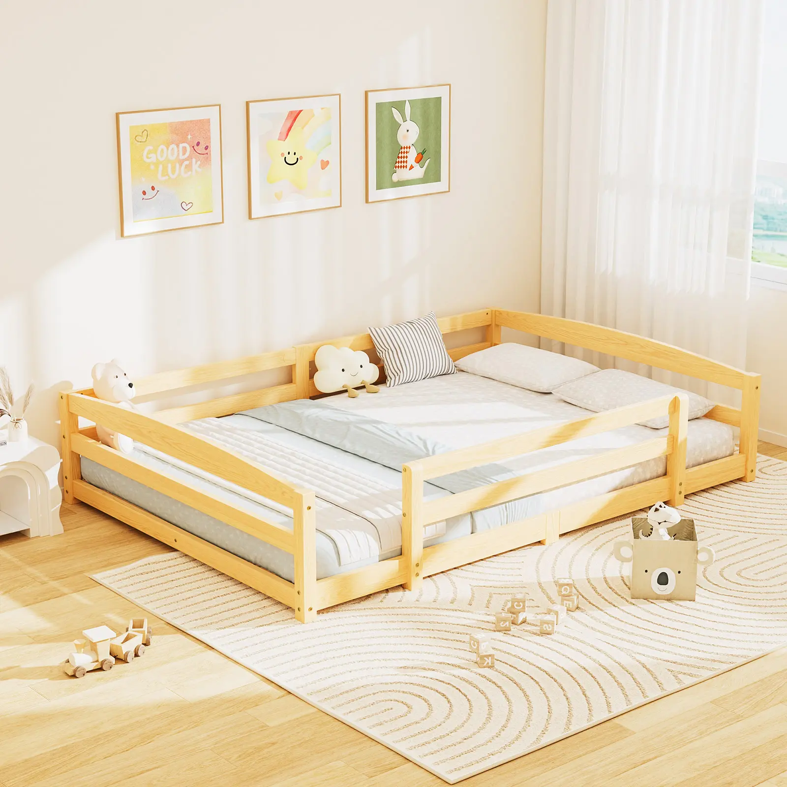 Upgraded Dual-Entry - Wood - Full