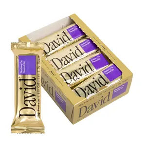 Blueberry Pie Flavored Bars – 28g Protein 150 Calories 0g Sugar – Includes 12 Bars – High Protein Snack