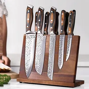 Solid Wood Magnetic Knife Holder Kitchen Creative Multifunctional Storage Kitchen Knives Knives