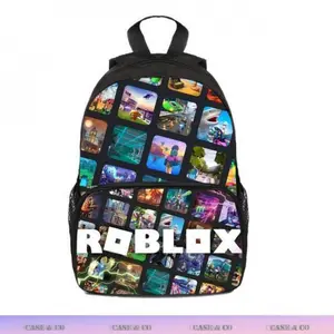 Roblox Gaming Backpack - Casual School Bag for Kids with Spacious Storage & Multiple Pockets - Durable Polyester Material - Perfect for School, Work, or Casual Outings Meshbackpack /Case & Co