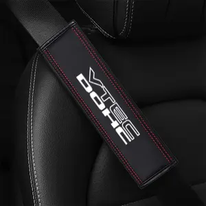 Comfortable Car Seat Belt Shoulder Cover, Safety Pad, Car Interior Accessory for Honda Vtec Dohc, Available in 1pc or 2pcs, Ideal for Enhanced Driving Comfort