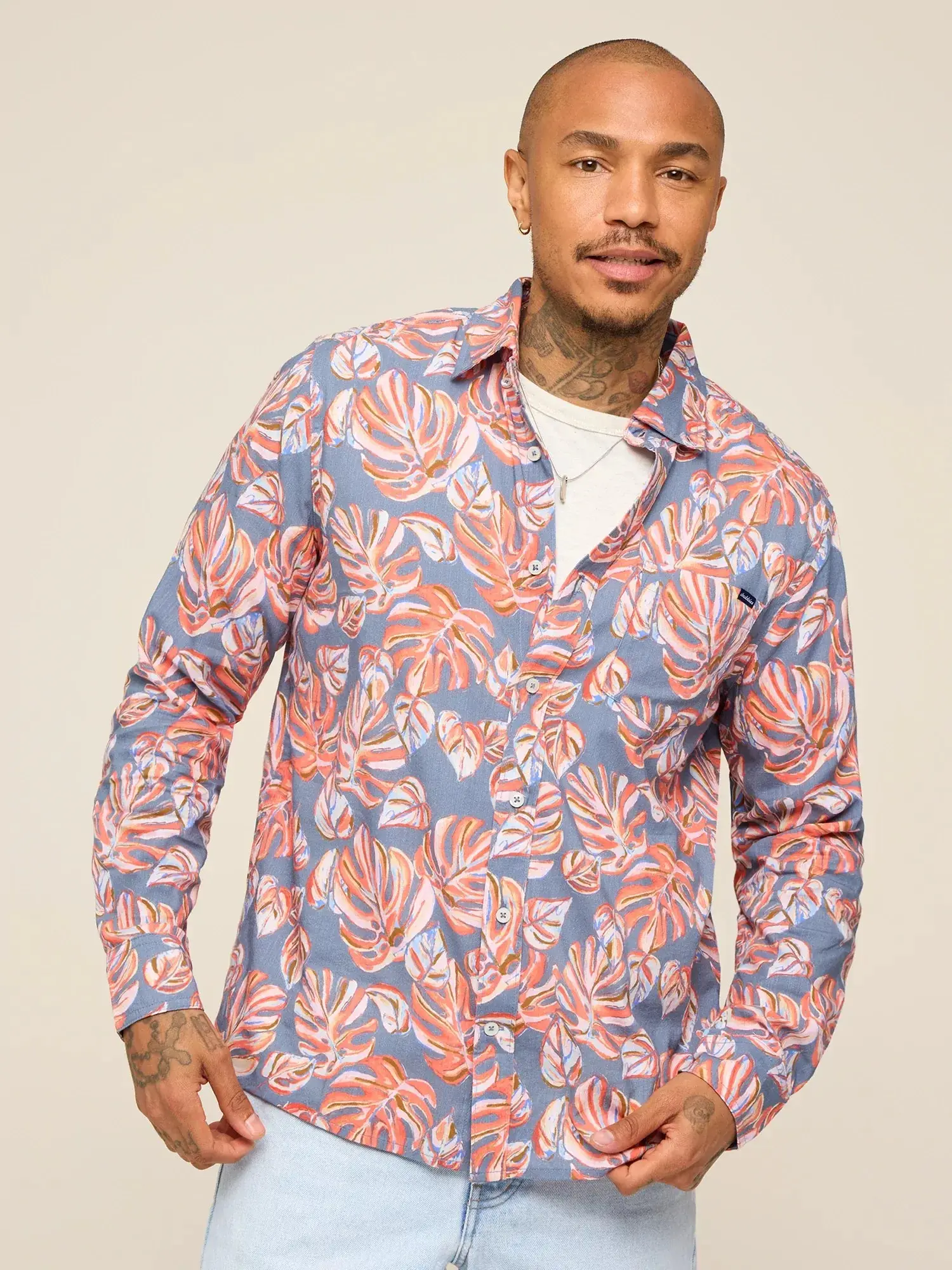 The Variegated (LS Resort Weave Friday Shirt)