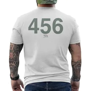 Squid Game Player 456 Officially Licensed Men's T-shirt Back Print