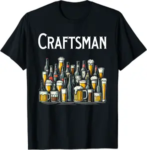 Craftsman, Craft Beer Makers, Nano Brewery, Microbrewery Fan T-Shirt - Lorenzoc Shop 95B0CPPXTRVN
