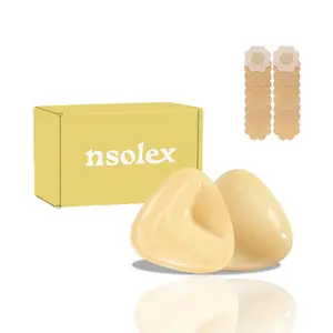 NSOLEX Sticky push up Inserts Instant Boost Double sided Adhesive Bra Cup for women Supports Up to 2 cup Sizes Womenwears Gift
