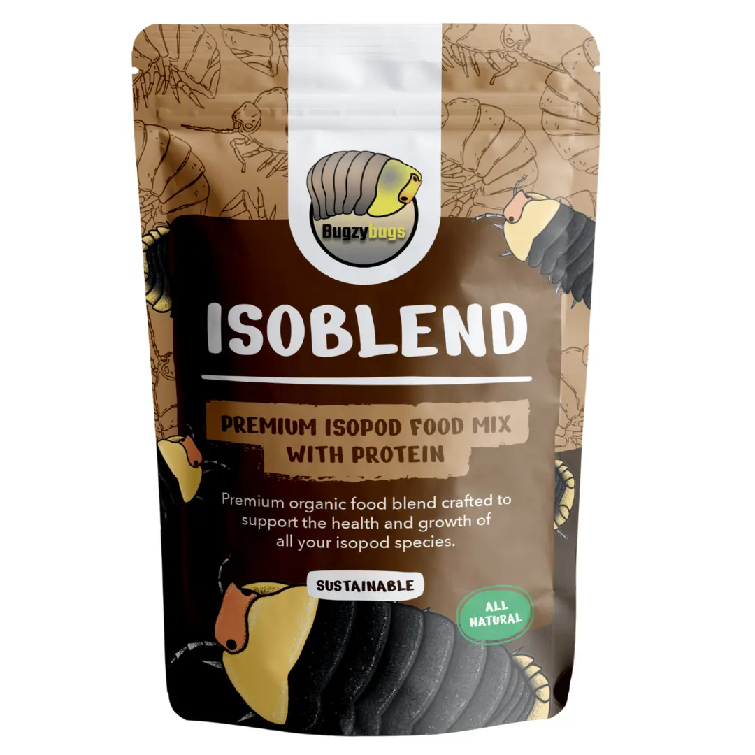 Isoblend Premium Isopod Food Protein & Vegetable Feed Mix All Natural Dry Blend for Isopods Feeders Insects