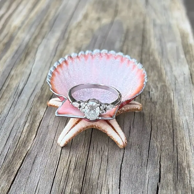 Seashell Ring Holder