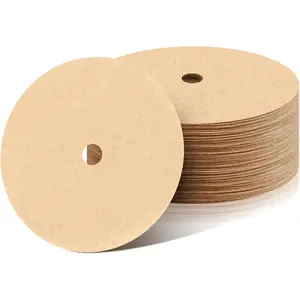 200Pcs Disc Coffee Filters, 3.5in Natural Percolator Coffee Filters for Percolator Coffee Pot and Flat Bottom Basket