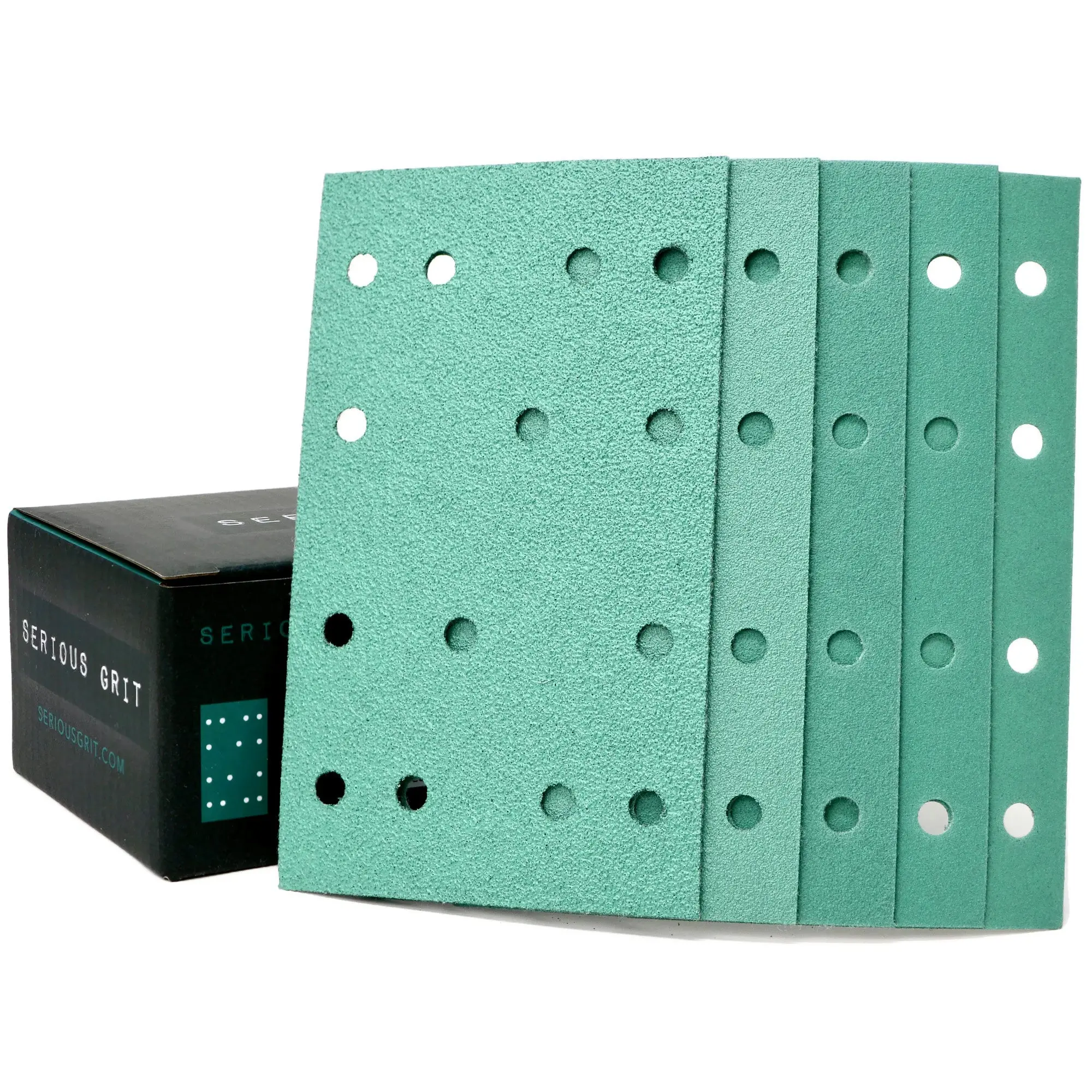 3" x 5" 14-Hole Sanding Sheets for Festool / Mirka
