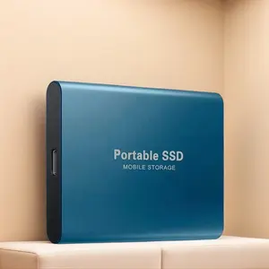 4TB High-Speed External SSD, USB3.2 Type-C Mobile Storage Solid State Drive for PC