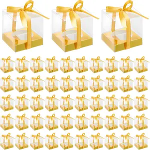 Transparent Gift Box Set, Gift Box Packaging, 10 Transparent Storage Containers, Perfect for Organizing Cosmetics and Makeup Accessories, Durable Design