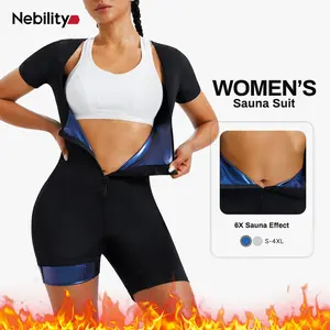 Nebility Women's Compression Sports Shorts, Athletic Workout Running Baselayer Underwear with Side Pockets summerwins