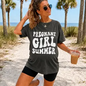 Pregnant Mom Summer Top, Baby Announcement/Pregnancy Reveal Piece, Baby Shower Funny Gift for New Moms
